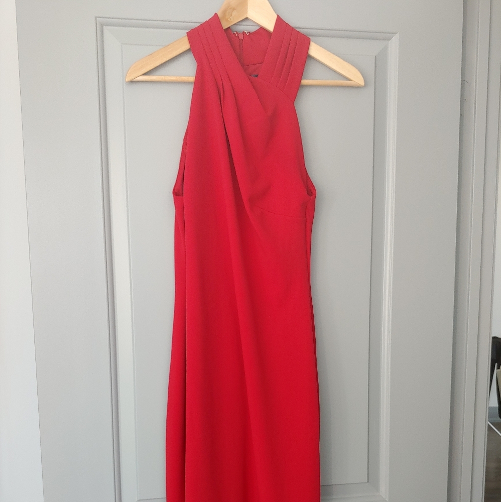 Rachel Rachel Roy High Neck Crepe Scuba Dress